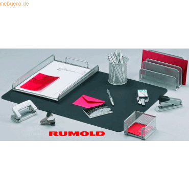 Rumold Schreitisch-Set 8-teilig Streckmetall silber
