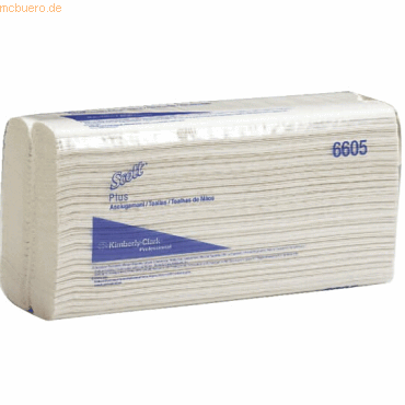 Scott Handtcher C-Falzung 1-lagig Airflex-Material 25x33cm wei VE=28