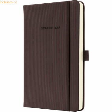 Sigel Notizbuch Conceptum A5 Coffee Brown kariert