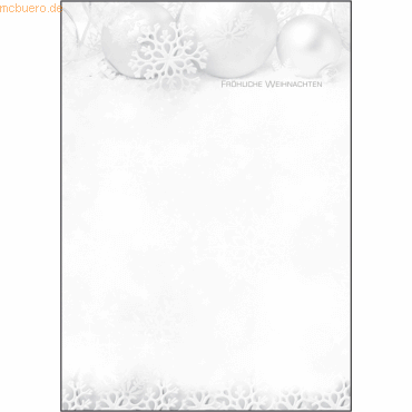 Sigel Designpapier WeihnachtenA4 90g VE=100 Blatt Winter Sparkle