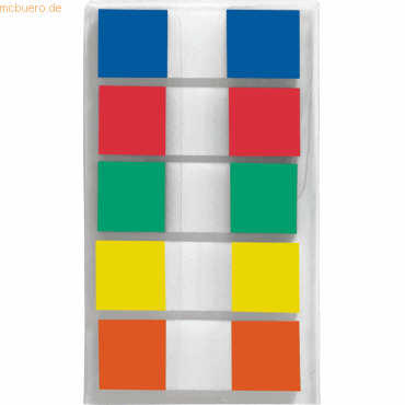 Sigel Z-Marker Film Color-Tip 70x77mm 5 Farben 130 Streifen