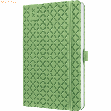 2 x Sigel Wochenkalender Jolie A5 Hardcover spring green 1 Woche/2 Sei