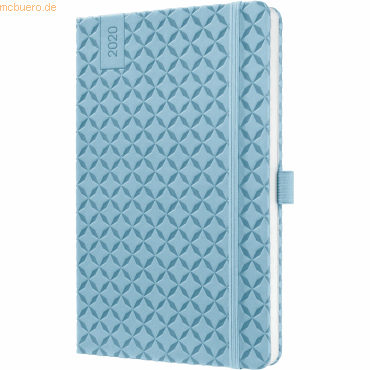 2 x Sigel Wochenkalender Jolie A5 Hardcover sky blue 1 Woche/2 Seiten