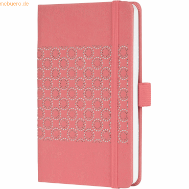 2 x Sigel Wochenkalender Jolie A6 Hardcover salmon pink 1 Woche/2 Seit