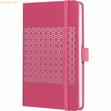 2 x Sigel Wochenkalender Jolie A6 Hardcover peacock pink 1 Woche/2 Sei