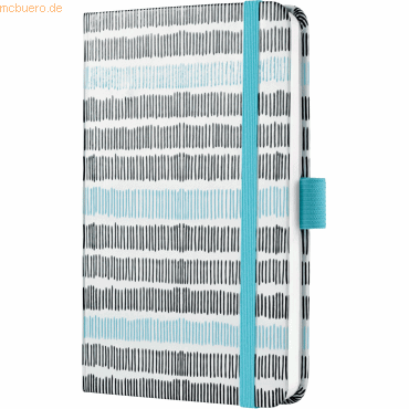 2 x Sigel Wochenkalender Jolie A6 Hardcover Blue Scribble 1 Woche/2 Se