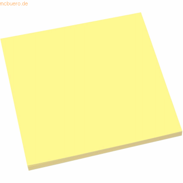 Sigel Static Notes 100x100mm Kunststoff gelb 100 Blatt