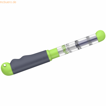 Füllhalter Base Kid L grau-grün mit Motiv Linienbordüre Füllhalter Base Kid L grau-grün mit Motiv Linienbordüre