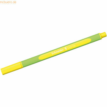 5 x Schneider Fineliner Line-Up 0,4 mm neon-yellow