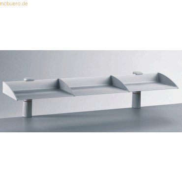 Novus Ablageboard Board Master einfach 120cm Zwinge lichtgrau