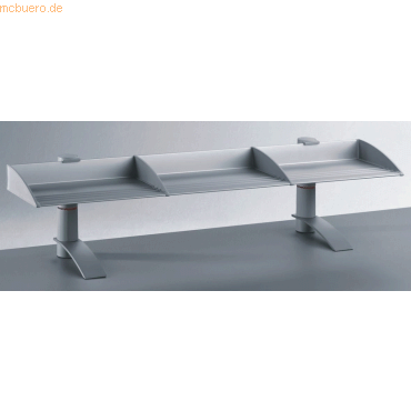 Novus Ablageboard Board Master einfach 120cm Standfu lichtgrau