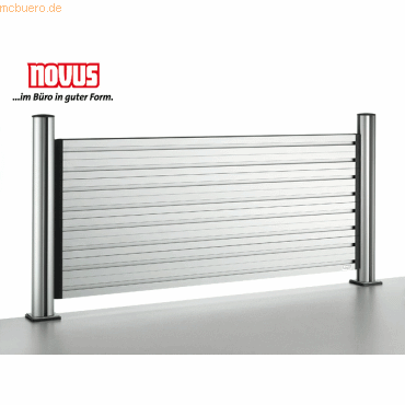 Novus SlatWall-Komplettlsung 120cm mit 2 TSS-Sulen 445 u. 4 Elemente