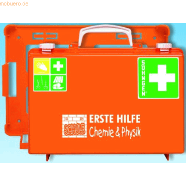 Söhngen Erste-Hilfe-Koffer SN-CD Chemie & Physik´ orange´