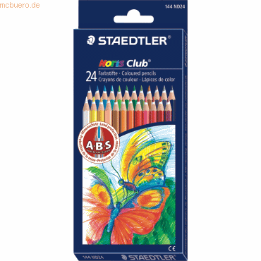 5 x Staedtler Farbstift Noris Club 24-er Etui