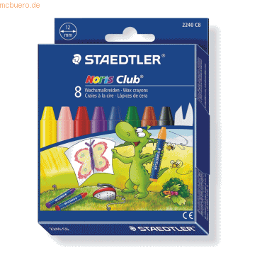 Staedtler Wachsmalkreide Noris Club 8-er Etui