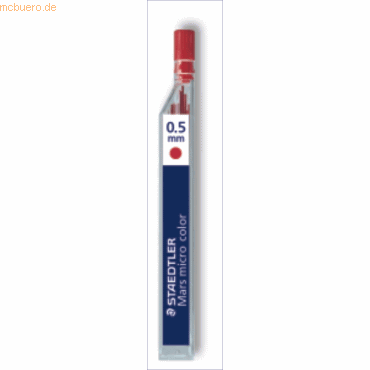 12 x Staedtler Feinmine Mars micro color 0,5mm rot VE=12 Stck