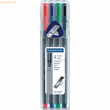 10 x Staedtler Rollerball triplus sortiert VE=4 Stck