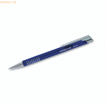 10 x Staedtler Kugelschreiber elance transparent blau