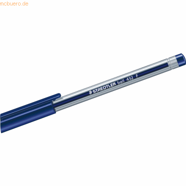 10 x Staedtler Kugelschreiber ball 432 F blau
