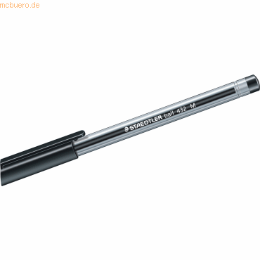 10 x Staedtler Kugelschreiber ball 432 M schwarz