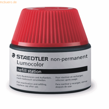 Staedtler Nachflltinte Lumocolor nonpermanent rot