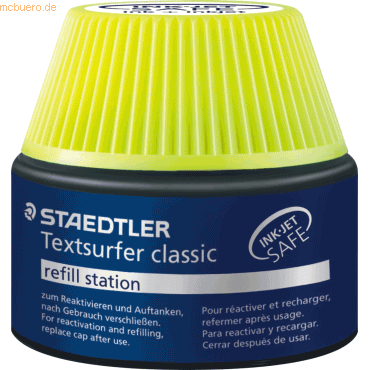 4 x Staedtler Nachfllstation Textsurfer classic gelb