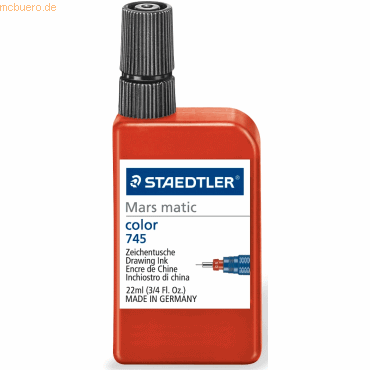 Staedtler Zeichentusche Mars matic rot 22 ml