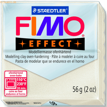 Staedtler Modelliermasse Fimo soft 56g perlmutt metallic