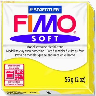 Staedtler Modelliermasse Fimo soft 56g limone