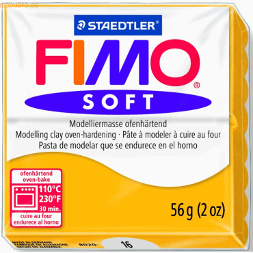 Staedtler Modelliermasse Fimo soft 56g sonnengelb