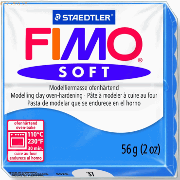 Staedtler Modelliermasse Fimo soft 56g pazifikblau
