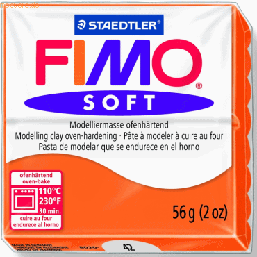 Staedtler Modelliermasse Fimo soft 56g mandarine