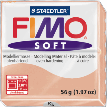 Staedtler Modelliermasse Fimo soft 56g haut hell