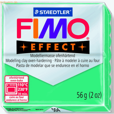 Staedtler Modelliermasse Fimo soft 56g grn transparent