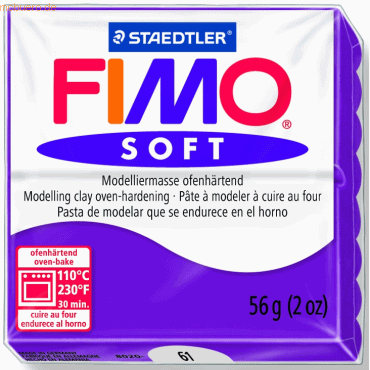 Staedtler Modelliermasse Fimo soft 56g purpur