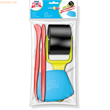 Staedtler Werkzeug-Set Fimo kids 1x Roller, 2x Modellierstab, 1x Schne