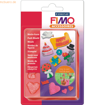 5 x Staedtler Fimo Motiv Form Partytime