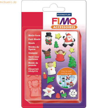 5 x Staedtler Fimo Motiv Form Weihnachten