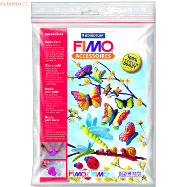 Staedtler Fimo mould Schmetterlinge 9 Motive ca. 9x4cm