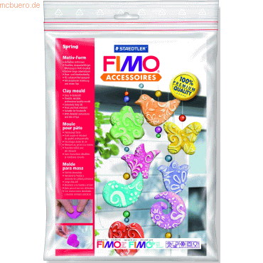 Staedtler Fimo mould Frhling 7 Motive ca. 6x7cm