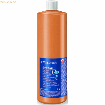 Staedtler Fingermalfarbe Noris Club 750ml braun