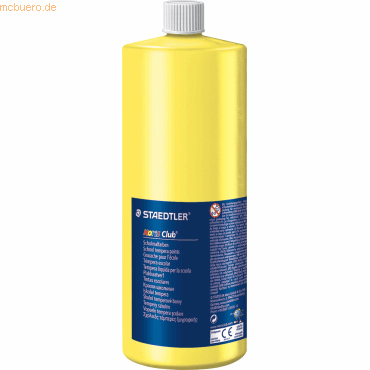 Staedtler Schulmalfarbe Noris Club 1l gelb