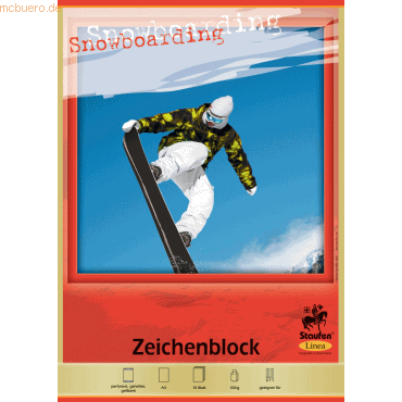Staufen Zeichenblock Linea A3 100g/qm 10 Blatt