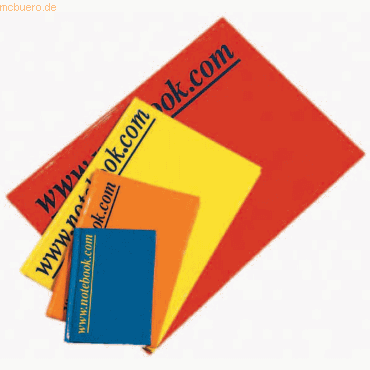 Staufen Notizbuch A4 kariert 96 Blatt mit Schriftzug sortiert