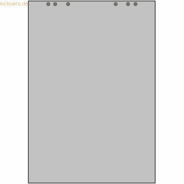 Staufen Flipchartblock Top 67x99cm VE=20 Blatt blanko gerollt