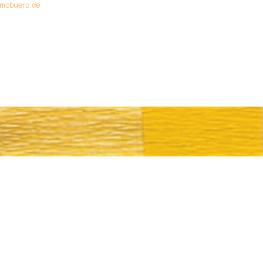 200 x Staufen Krepppapier Gloria Doublette 90g/qm 25x125cm weigelb/ge