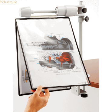 4 x Tarifold Universaldrehstnder Revo leer mit Schraubzwinge und Arm