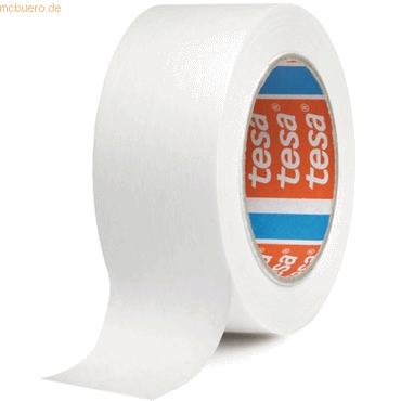 36 x Tesa Packband tesapack 4313 50mmx50m Papier wei