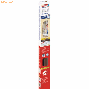 2 x Tesa Fliegengitter tesa Insect Stop ALU Comfort Fenster 1x1,20m br