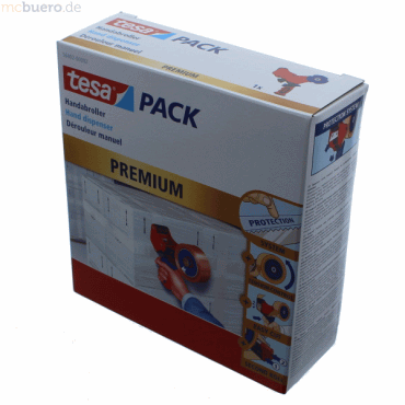 Tesa Packbandabroller tesapack Premium für Klebebänder 50mmx66m